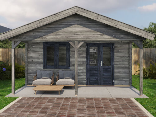 500cm x 400cm + 200cm Front Canopy