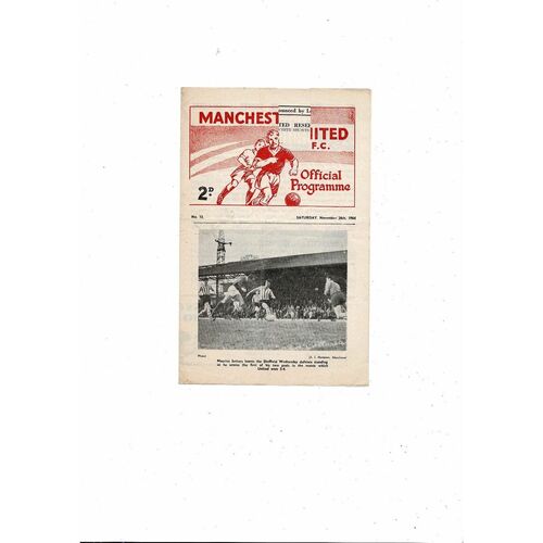 Manchester United v Bury Central League Football Programme 1964/65