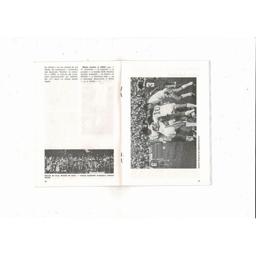 Gornik Zabrze v Bayern Munich European Cup Football Programme 1985/86