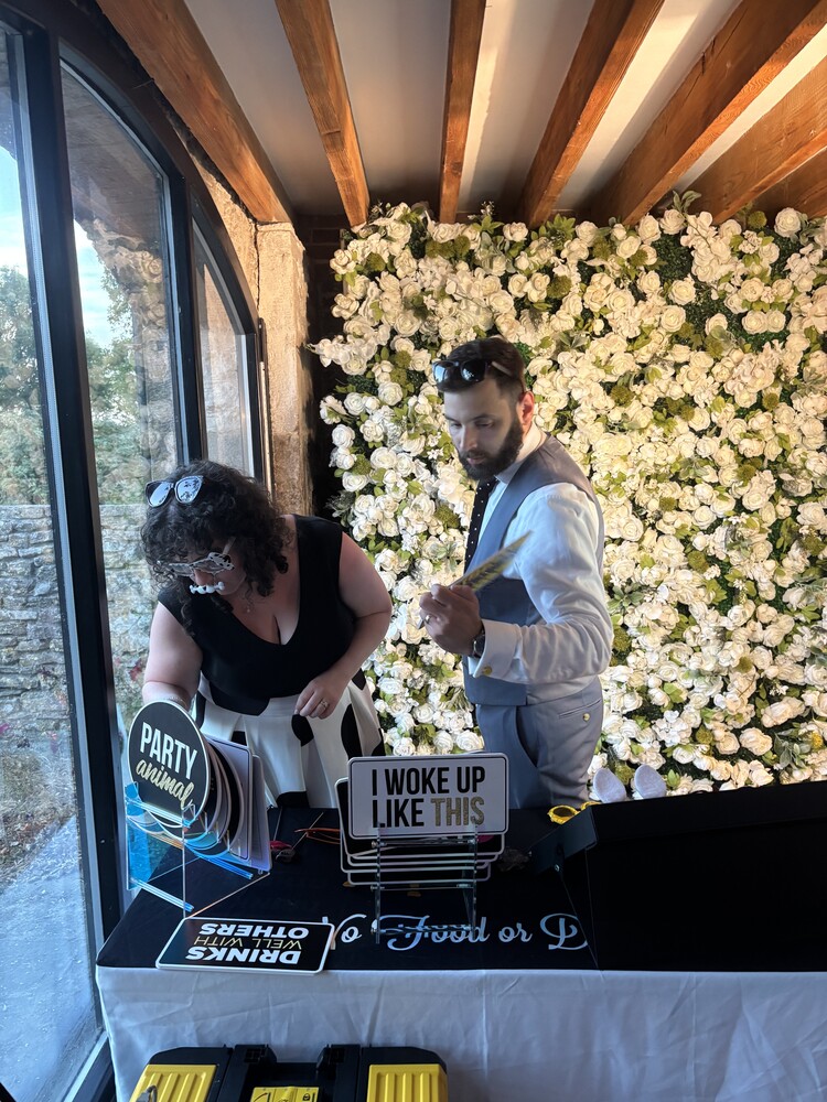 Kingston Country Courtyard Wedding | Dorset Photo Booth