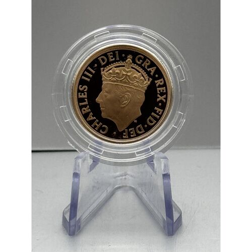 2023 Coronation King Charles III Proof Gold Sovereign