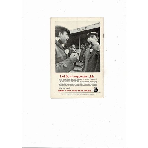 1965 England v Scotland Football Programme
