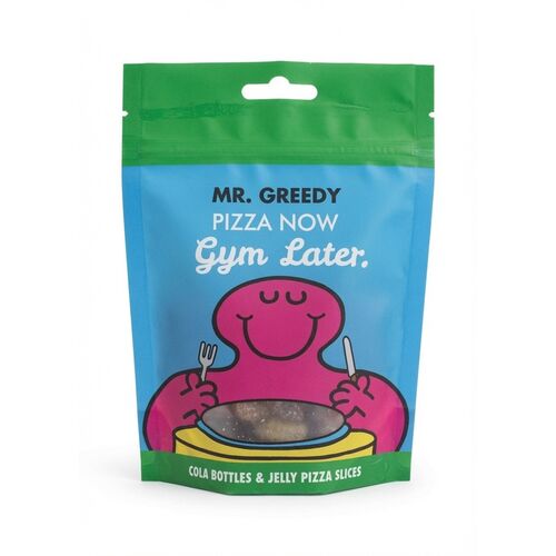 Mr Men Mr Greedy Jelly Pizza & Fizzy Cola Bottles 140g