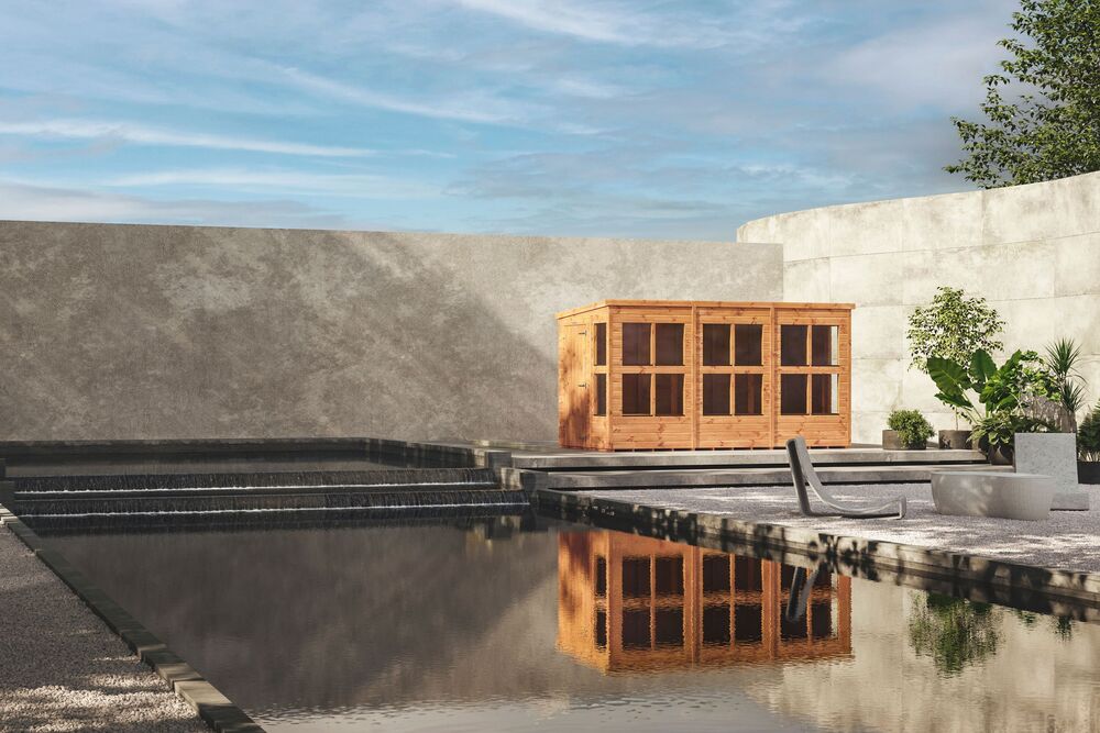 Pent Potting Shed (Double Door) 12x8