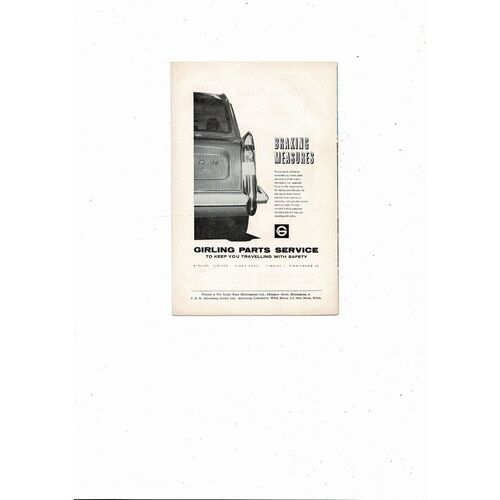 1962/63 Birmingham City v Barrow League Cup Replay Football Programme