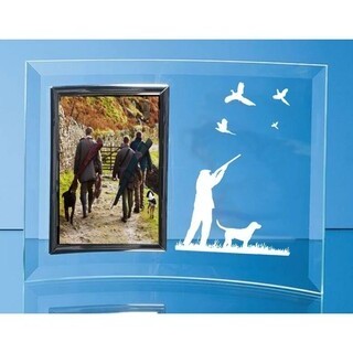 Curved Engraved Glass Picture Frames