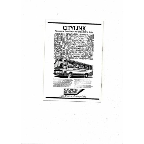 1984 Celtic v St. Mirren Scottish Cup Semi Final Football Programme