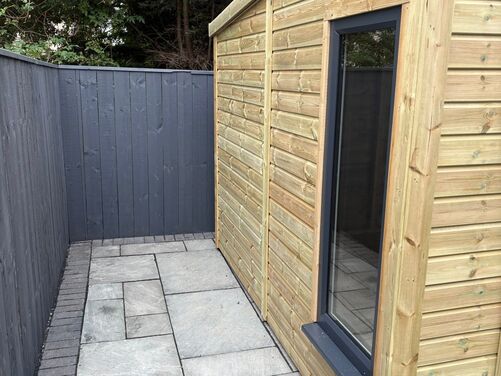 #PVC022 16x10 Pent Summer House