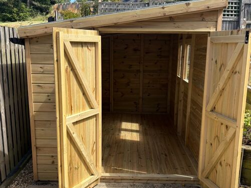 10x7 Pent Shed