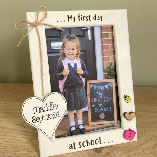First Day at School Photo Frame