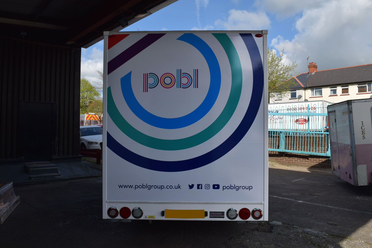 Pobl Group - Citroen Relay Cab Exhibition Trailer