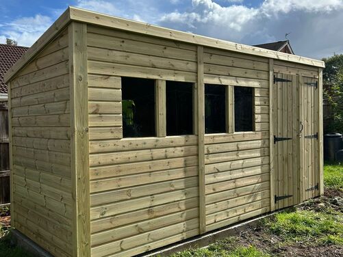 14x8 Pent Shed