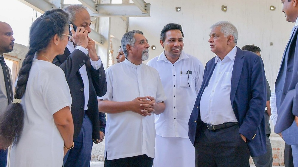 மட்டக்களப்பு சியோன் தேவாலயத்தின் புனரமைப்புப் பணிகளை ஜனாதிபதி பார்வையிட்டார்