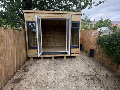 #PVC083 10x10 Pent Summer House