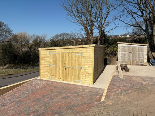 20x12 Pent Shed Garage