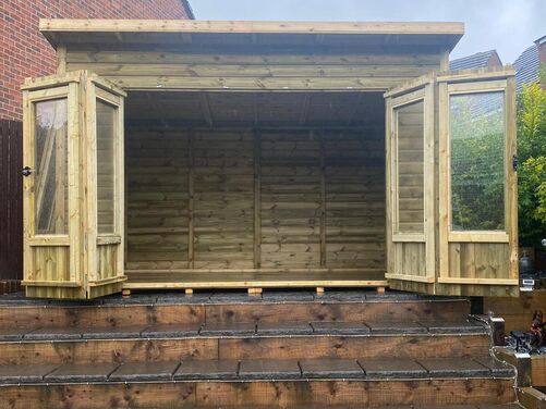 #SHP051 12x8 Pent Summer House