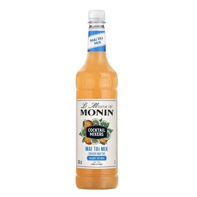 Monin Summer Cocktail & Mocktail Mix Bundle – 6 x 1L Bottles (Porn Star Martini, Piña Colada, Margarita, Mojito, Mai Tai, Daiquiri)