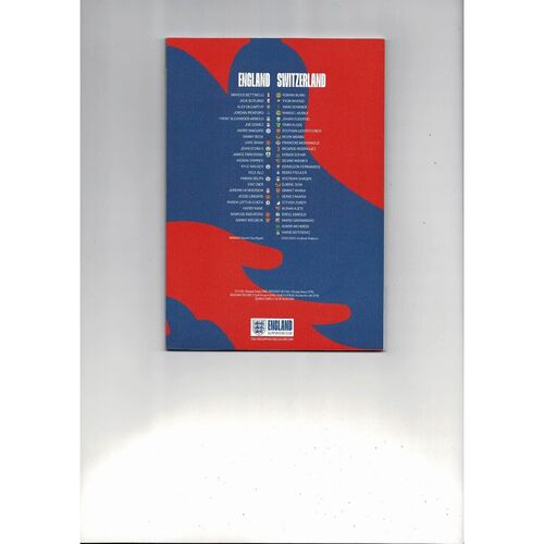 2018 England v Switzerland Football Programme + Press Cuttings