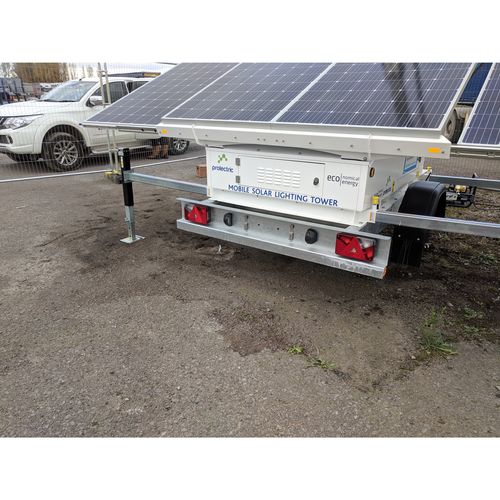 Security for temporary outdoor lighting