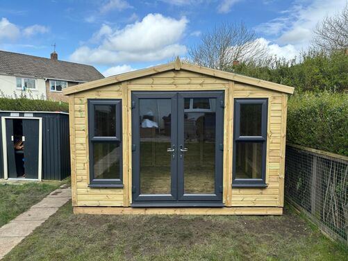 #PVC054 12x10 Apex Summer House