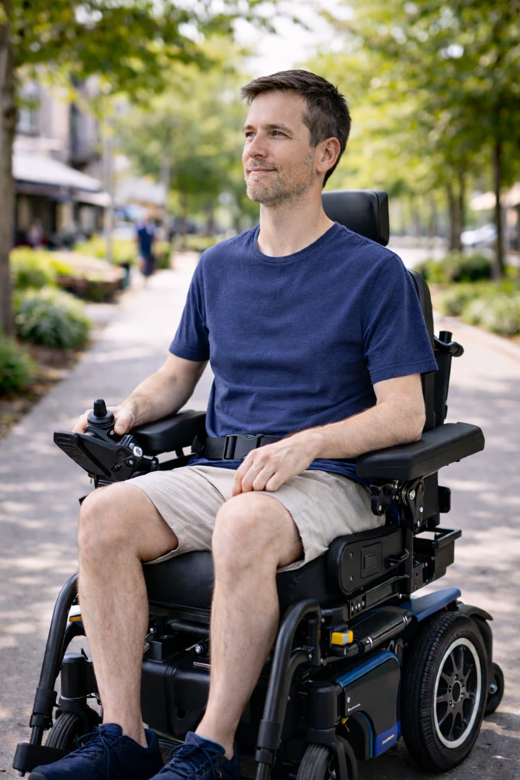 Spinal cord injury physiotherapy supporting community access using a powered wheelchair