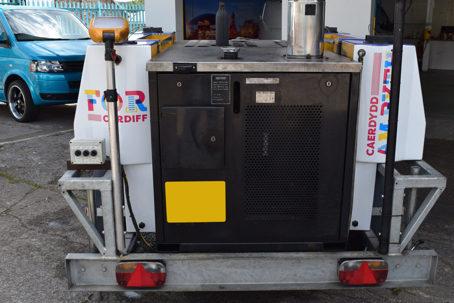 FOR Cardiff - Steam Cleaner Trailer