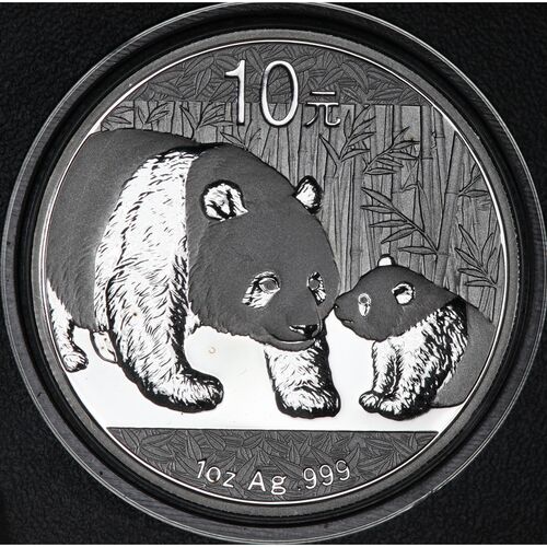 2011 silver panda 1oz bullion coin