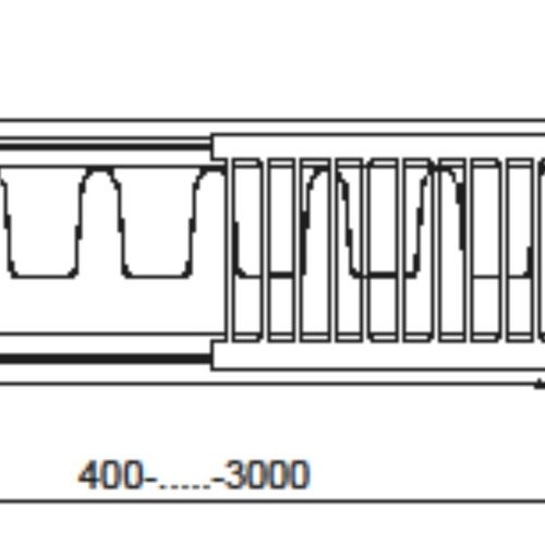 Ultraheat Anthracite Half Finn Compact Radiators