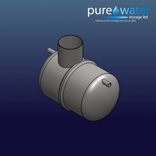 PU-R-2000-HVY Underground Rainwater Harvesting Tank 2000L (Heavy Duty)