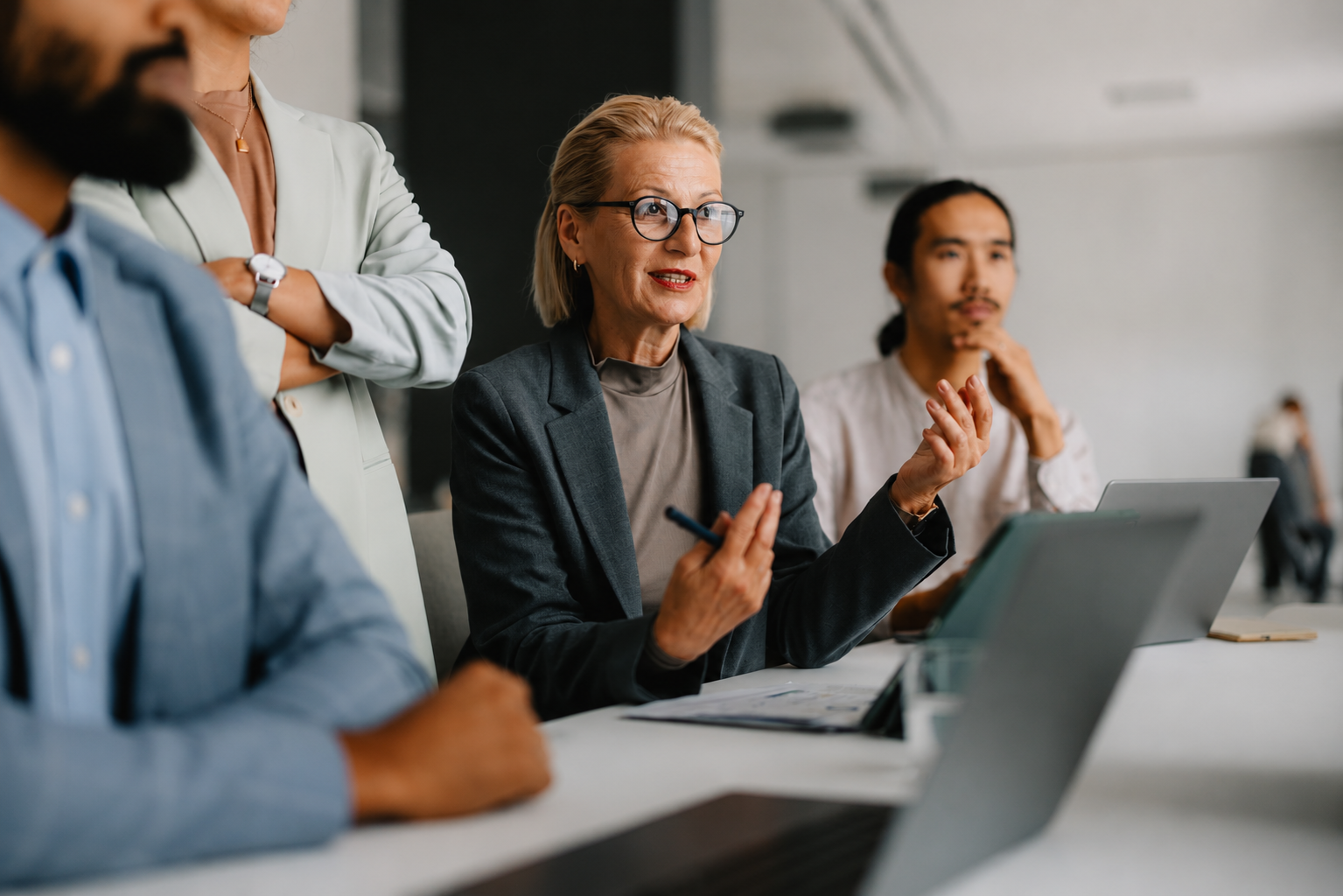 Female business owner