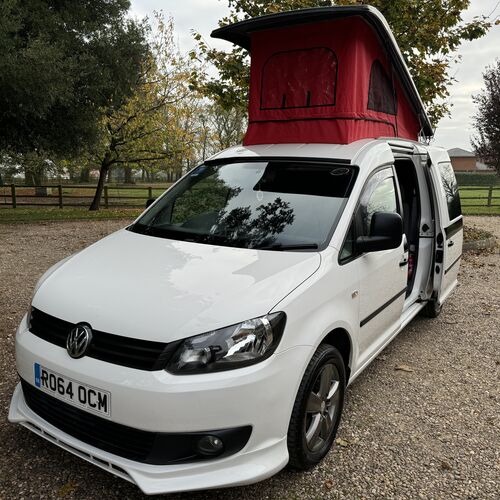 2014 (64)reg VW Caddy 1.6TDi Camper Van 2 Berth - Pro Conversion - High Spec