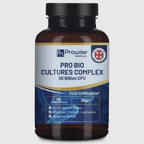 Prowise Bio Cultures Complex 50 Billion CFU 60 Capsules