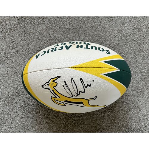 Matt Damon hand signed Rugby Ball