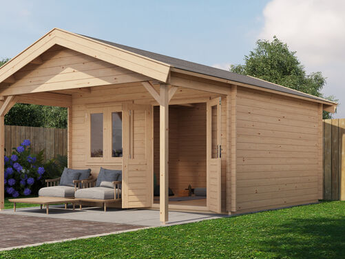 400cm x 400cm + 200cm Front Canopy