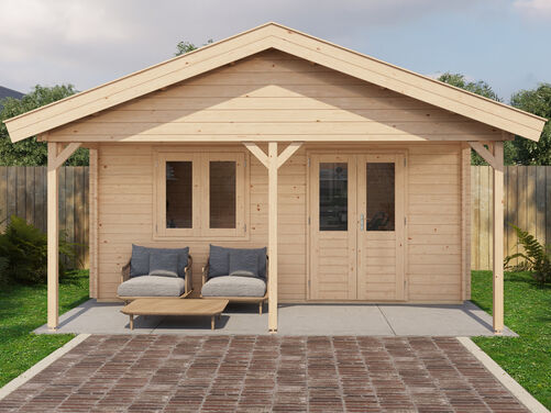 500cm x 300cm + 200cm Front Canopy