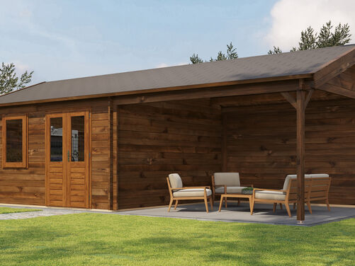 400cm x 400cm + 400cm Veranda