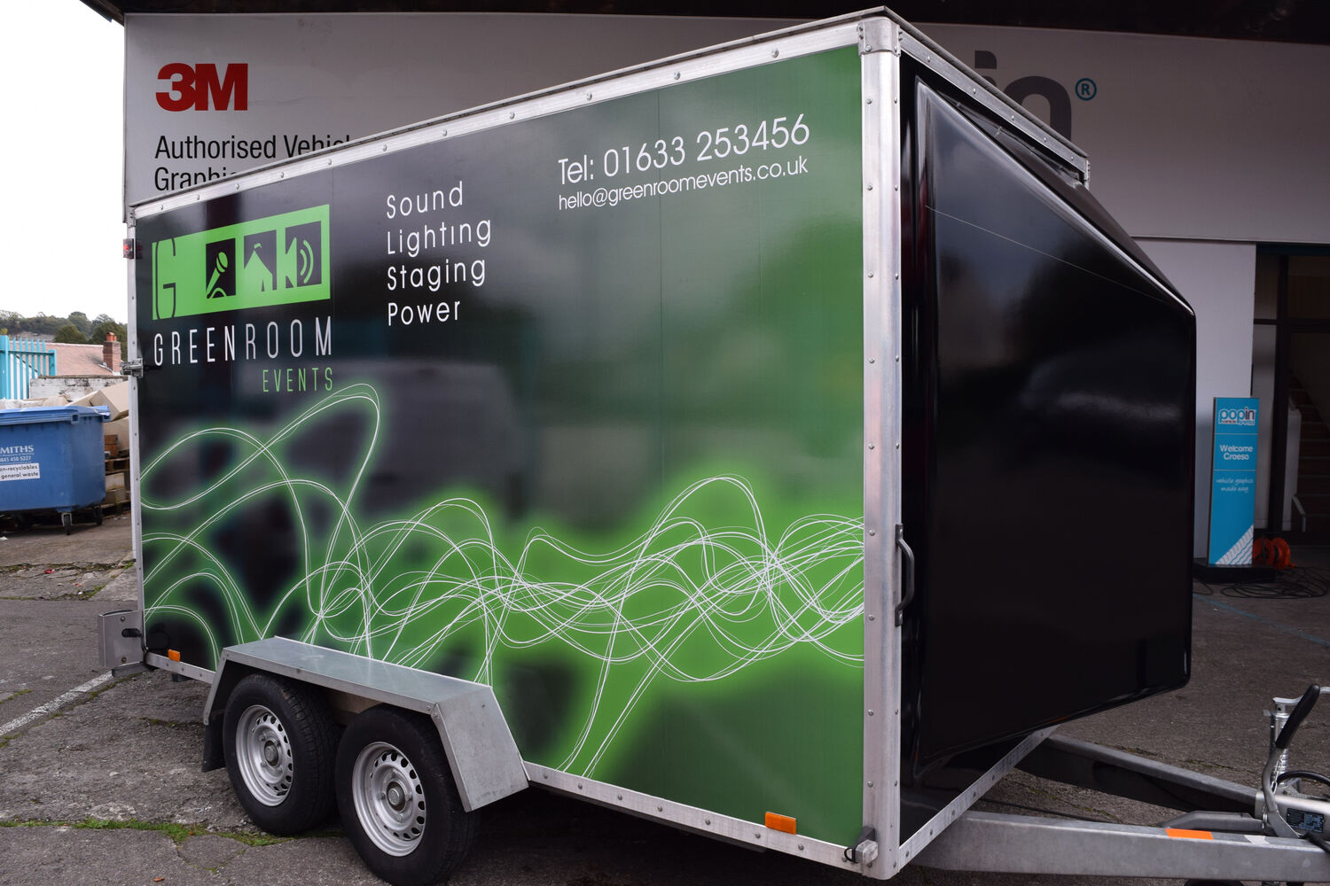 Green Room Events - Luton Box Trailer