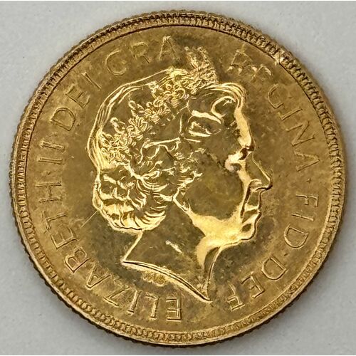 2000 QE11 full gold sovereign