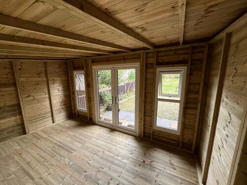 #PVC049 14x8 Pent Summer House