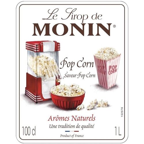 Popcorn Syrup by Monin - 1L