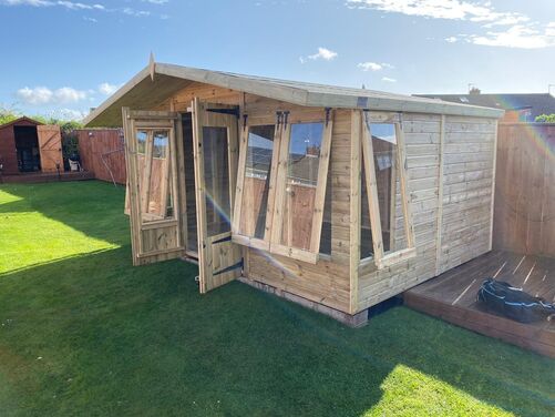 #SHA083 14x10 Apex Summer House