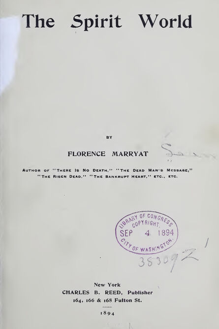 1894 | The Spirit World