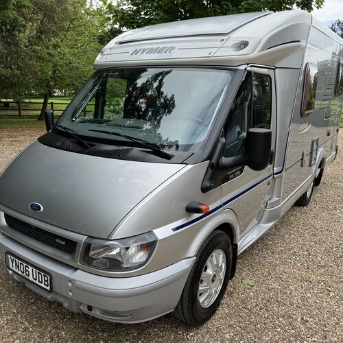 2006 Hymer Van 522 Fixed Bed Motorhome Silver Ford Transit LHD - 1 Owner 16yrs