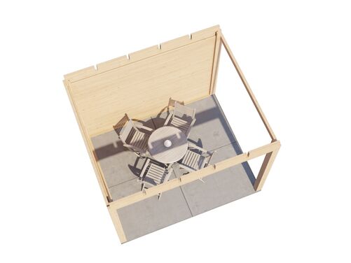 3.0mtr x 2.5mtr 28mm walled Gazebo