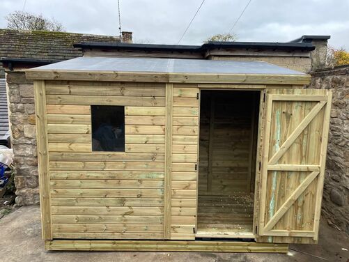 #P081 10x5 Pent Shed