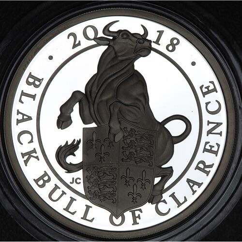 Queen beasts silver proof FDC 2018 ‘ The Black Bull of Clarence’ coin