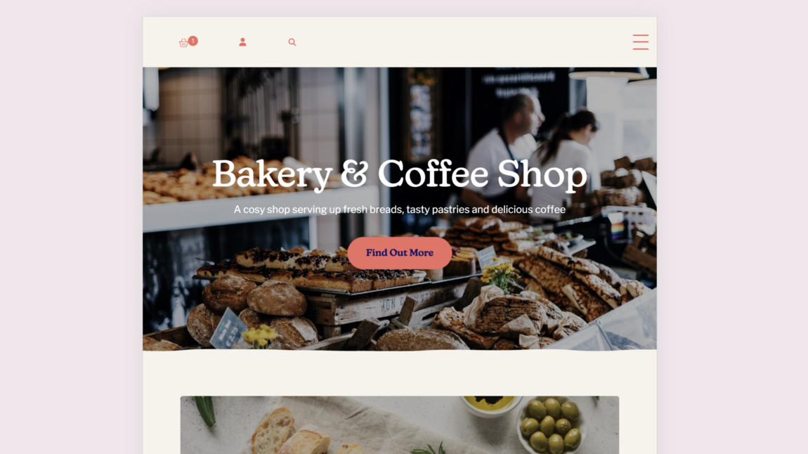 Webfactory responsive website design shown on tablet view