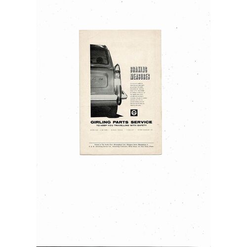 1962/63 Birmingham City v Doncaster Rovers Football Programme