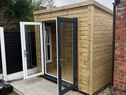 8x8 Pent Workshop/Home Office
