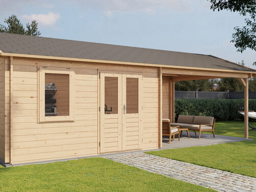 400cm x 400cm + 400cm Veranda